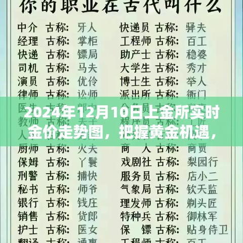 把握黄金机遇，上金所实时金价走势图启示录