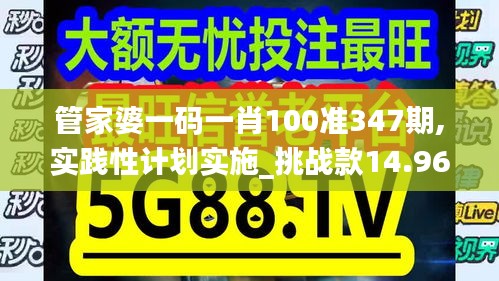 管家婆一码一肖100准347期,实践性计划实施_挑战款14.961
