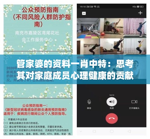 管家婆的资料一肖中特：思考其对家庭成员心理健康的贡献