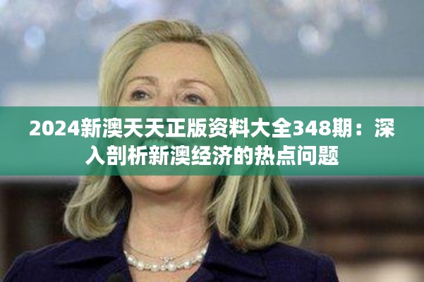 2024新澳天天正版资料大全348期：深入剖析新澳经济的热点问题