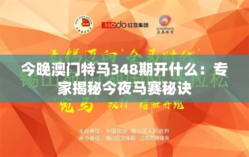 今晚澳门特马348期开什么：专家揭秘今夜马赛秘诀