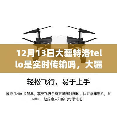 大疆特洛Tello实时传输下的温馨飞行之旅