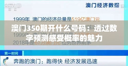 澳门350期开什么号码：透过数字预测感受概率的魅力