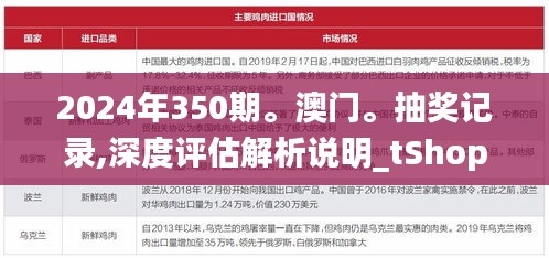 2024年350期。澳门。抽奖记录,深度评估解析说明_tShop6.821