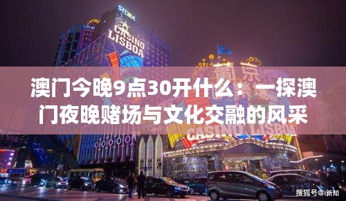 澳门今晚9点30开什么:一探澳门夜晚赌场与文化交融的风采