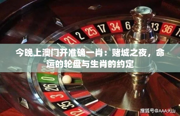 今晚上澳门开准确一肖：赌城之夜，命运的轮盘与生肖的约定