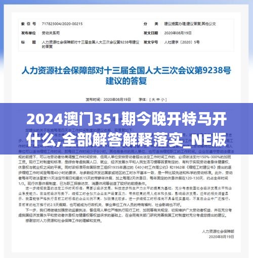 2024澳门351期今晚开特马开什么,全部解答解释落实_NE版7.225