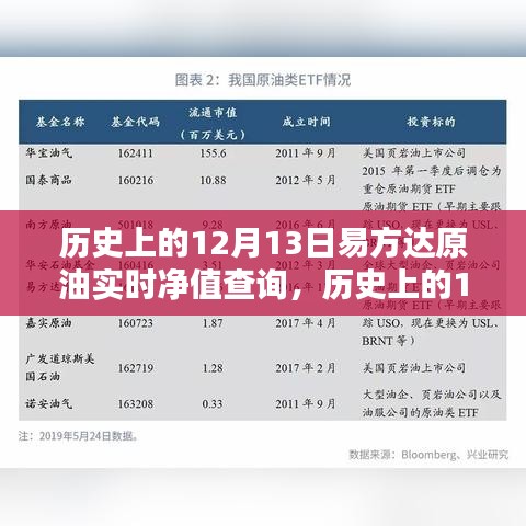 历史上的12月13日易方达原油实时净值解析与查询指南