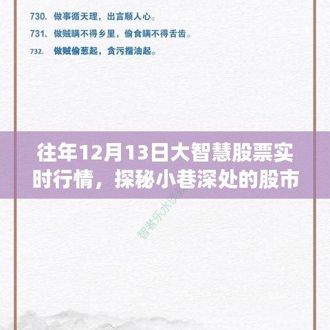 探秘股市智慧之泉，大智慧股票实时行情与小巷深处的非凡故事