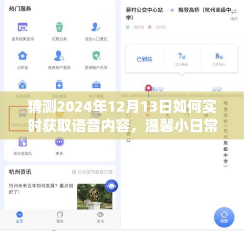 语音桥梁的奇妙之旅，实时获取语音内容的预测与温馨日常体验分享（2024年12月13日）