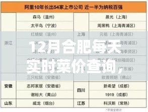 合肥餐桌魔法,每日菜价追踪与家的温馨故事,实时查询菜价助你料理家常