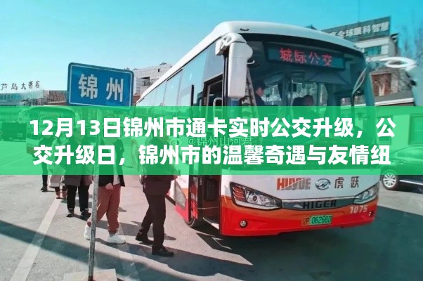 锦州市通卡实时公交升级日，温馨奇遇与友情纽带的交织