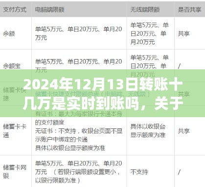 关于2024年12月13日转账服务的实时到账特性及综合体验评测