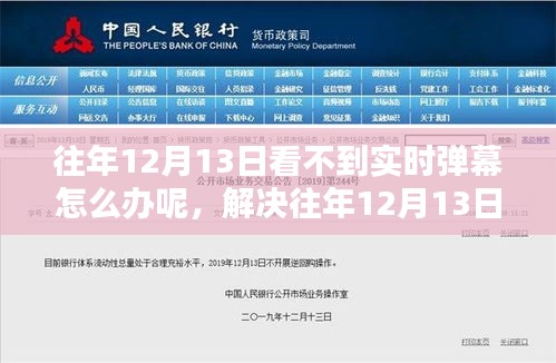 解决12月13日无法观看实时弹幕问题的方法指南