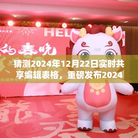 重磅科技巨献，共创智能协作新时代——实时共享编辑表格预测发布（2024年）