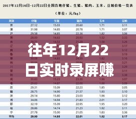 揭秘，往年12月22日实时录屏赚钱攻略，轻松获利小秘诀分享！