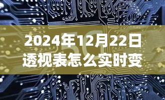 掌握未来，透视表实时变换指南（适用于2024年）
