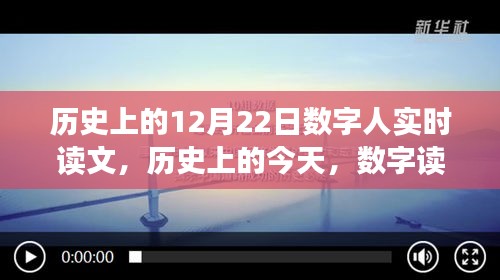 历史上的数字读文日，数字人实时读文的力量与自信成长的旋律