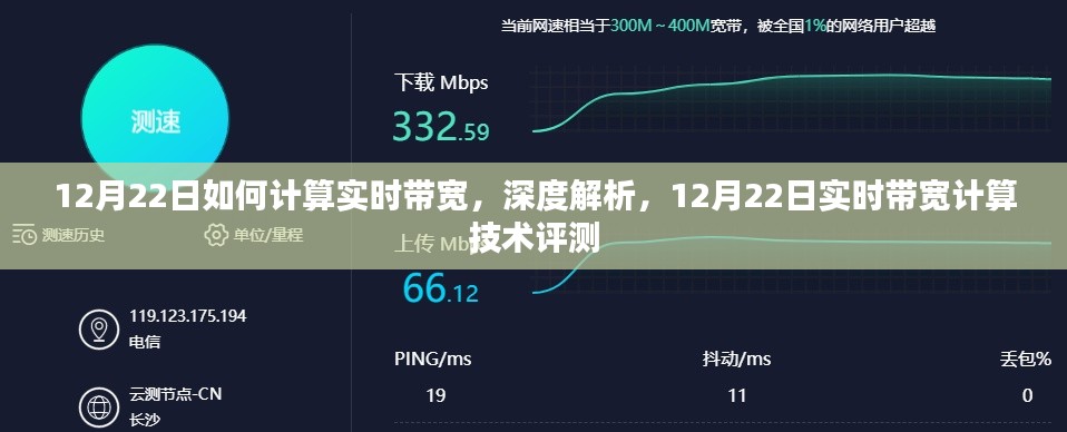 深度解析，实时带宽计算技术评测——以12月22日为例的实时带宽计算方法探讨