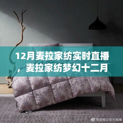 麦拉家纺梦幻十二月直播，领略温馨家居新风尚