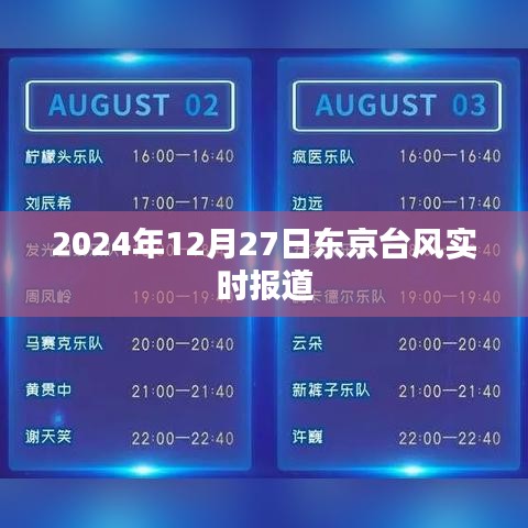 东京台风最新实时报道（2024年12月27日）