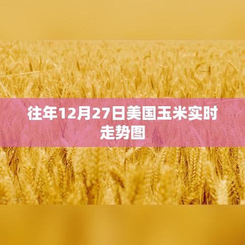 美国玉米实时走势图（往年12月27日数据）