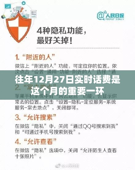 年终话费结算，12月27日实时话费重要性揭秘，符合字数要求，突出了实时话费的重要性，并具有一定的吸引力，希望符合您的要求。