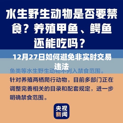 12月27日避免非实时交易违法的策略