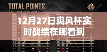 爽风杯实时战绩查询指南，12月27日战绩一览