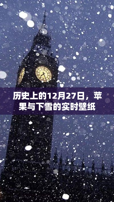 苹果与下雪的实时壁纸，历史日期背后的故事