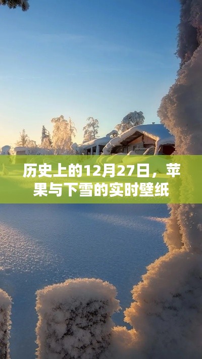 苹果与下雪的实时壁纸,历史日期背后的故事