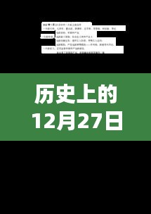 抖音热门沙雕伴奏音乐盘点，历史上的十二月二十七日回顾