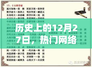历史上的12月27日，热门网络用词的演变历程