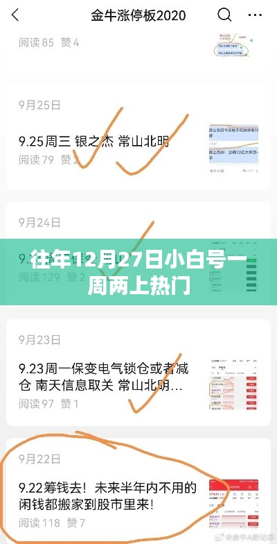 小白号一周两上热门秘诀，揭秘往年12月27日的成功秘诀