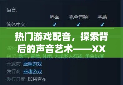 热门游戏配音背后的声音艺术世界，XXXX年XX月XX日探索