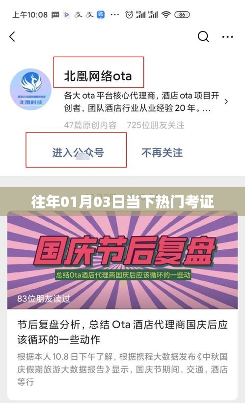 往年1月3日热门考证解析