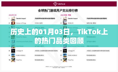 TikTok热门品类回顾，历史上的01月03日