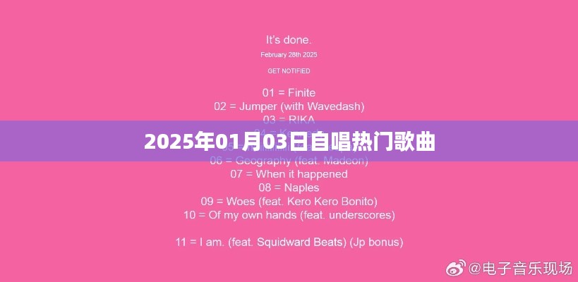 热门歌曲自唱盛宴，2025年元旦回顾