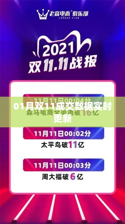 双11实时成交数据更新，掌握最新市场动态！