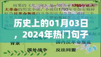 历史回望，2024年一月三日热门句子回顾