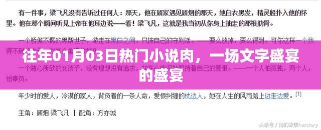 历年元旦后首部热门小说盛宴，文字的狂欢