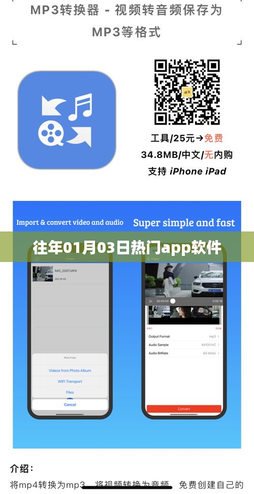 『历年一月初热门APP软件一览』