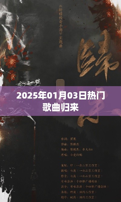 2025年热门歌曲重磅归来