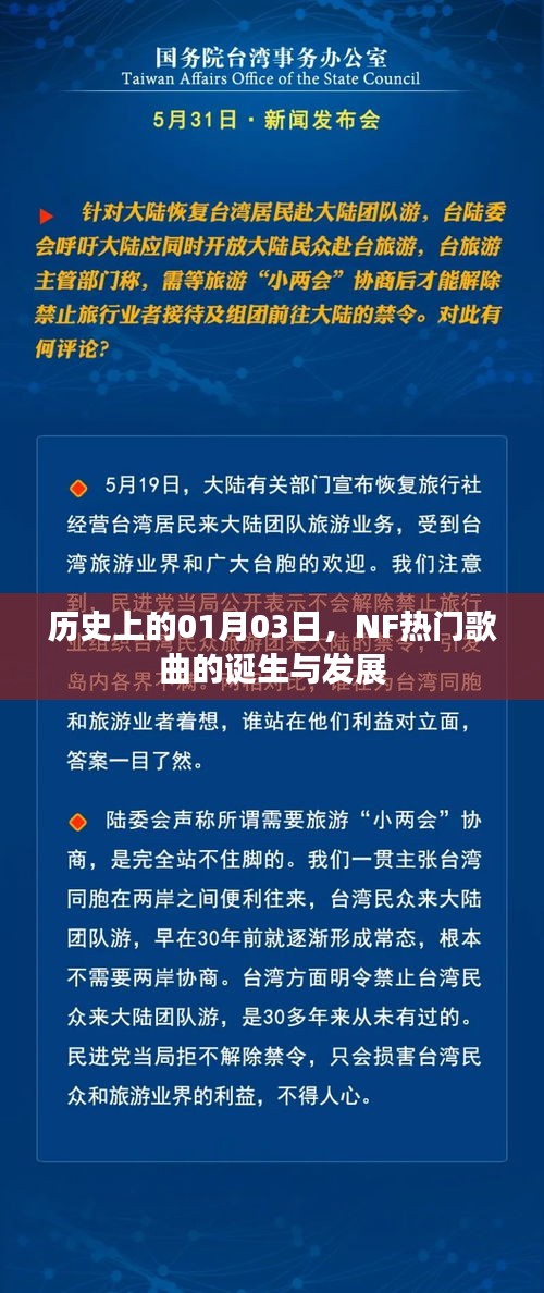 NF热门歌曲的诞生与变迁，历史视角下的01月03日观察