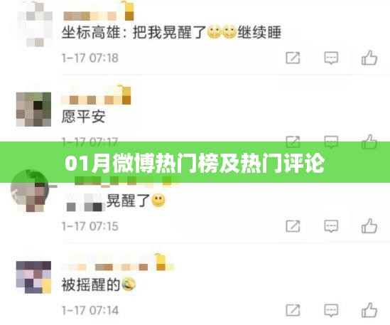 微博热门榜与热门评论概览
