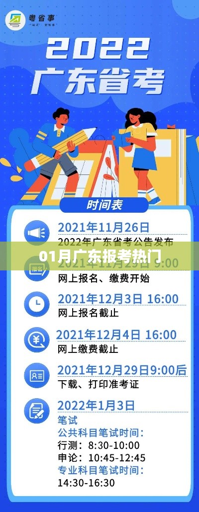 广东一月报考热门解析