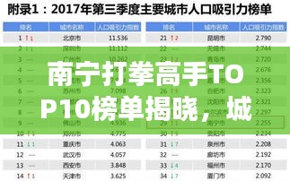 南宁打拳高手TOP10榜单揭晓，城市荣耀与力量见证者