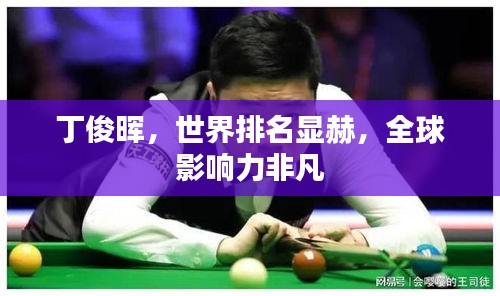丁俊晖，世界排名显赫，全球影响力非凡
