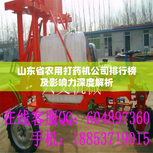 山东省农用打药机公司排行榜及影响力深度解析
